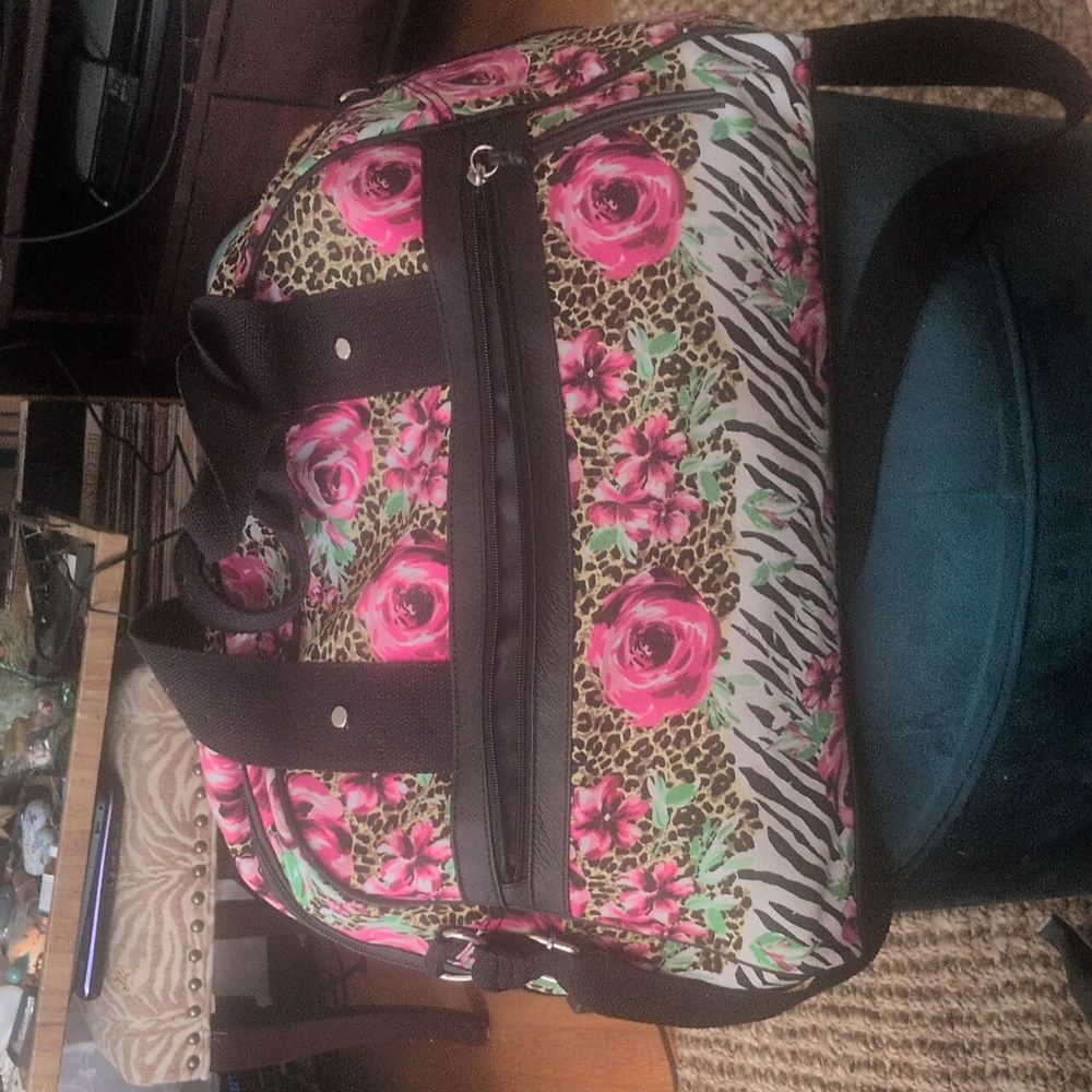 Floral Animal Print Women's Bag